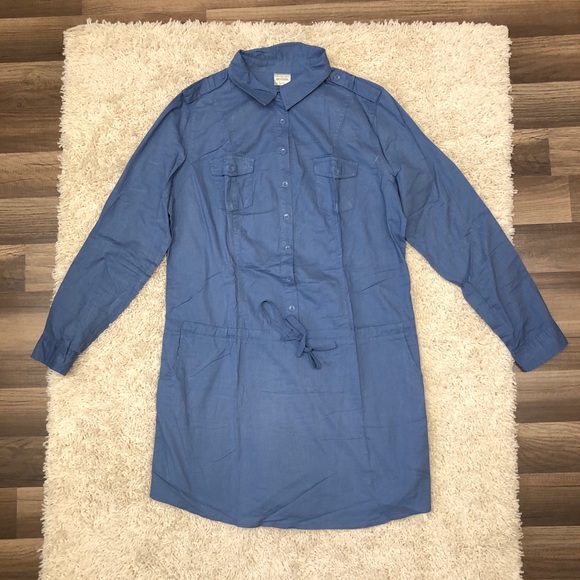 Inked&Faded Soft Denim Blue Dress Size Large - Picture 1 of 6